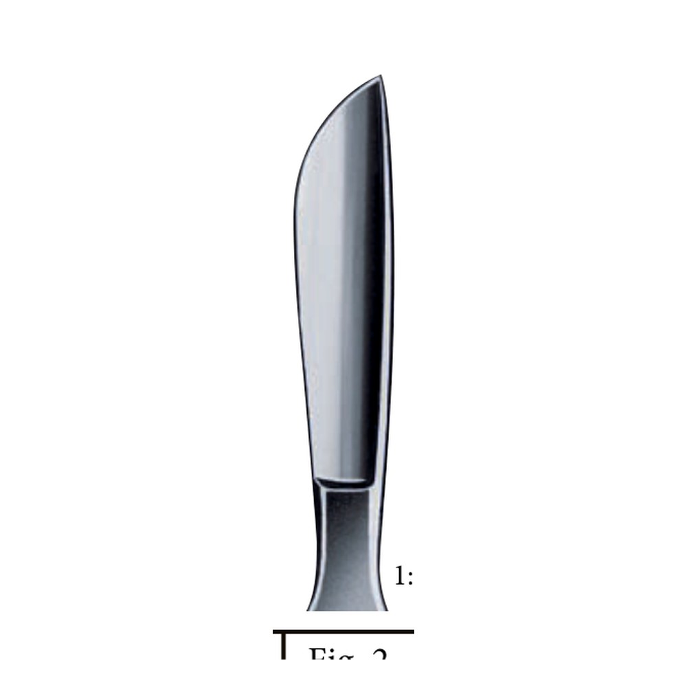 Scalpels fig. 2 SCALPELS, KNIVES - OPERATING KNIVES 1 Scalpels fig. 2 SCALPELS, KNIVES – OPERATING KNIVES