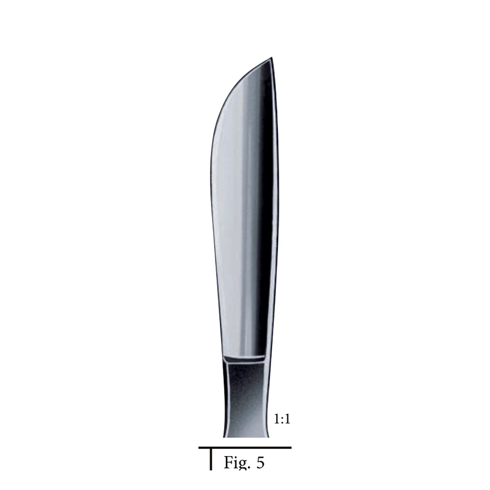Scalpels fig. 5 SCALPELS, KNIVES - OPERATING KNIVES 1 Scalpels fig. 5 SCALPELS, KNIVES – OPERATING KNIVES