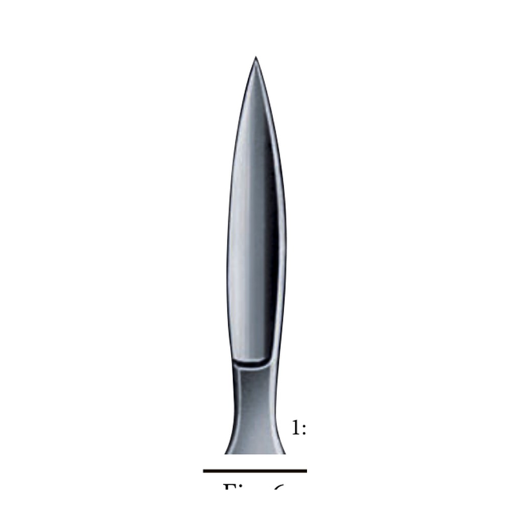 Scalpels fig. 6 SCALPELS, KNIVES - OPERATING KNIVES 1 Scalpels fig. 6 SCALPELS, KNIVES – OPERATING KNIVES