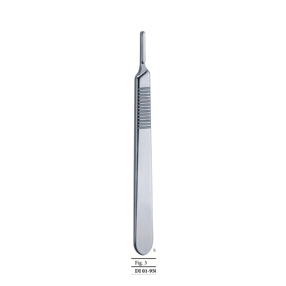 Fig. 3 SCALPELS,KNIVES - SCALPEL/B.P HANDLES 1 Fig. 3 SCALPELS,KNIVES – SCALPEL/B.P HANDLES