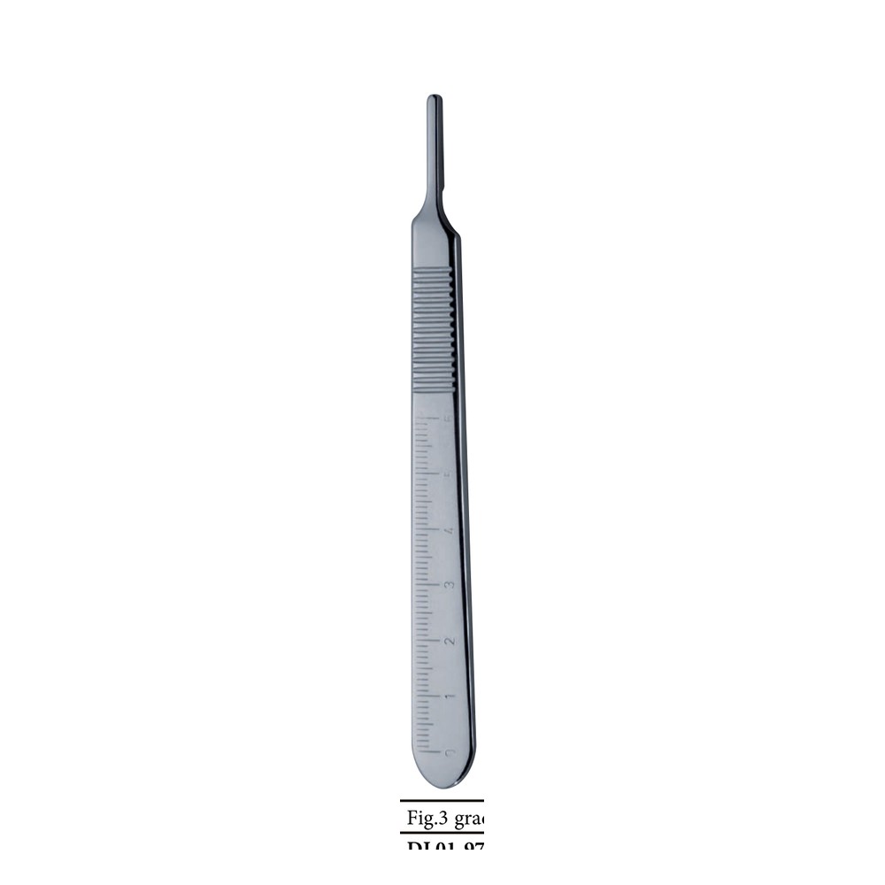 Graduated, Fig. 3 grad SCALPELS,KNIVES - SCALPEL/B.P HANDLES 1 Graduated, Fig. 3 grad SCALPELS,KNIVES – SCALPEL/B.P HANDLES