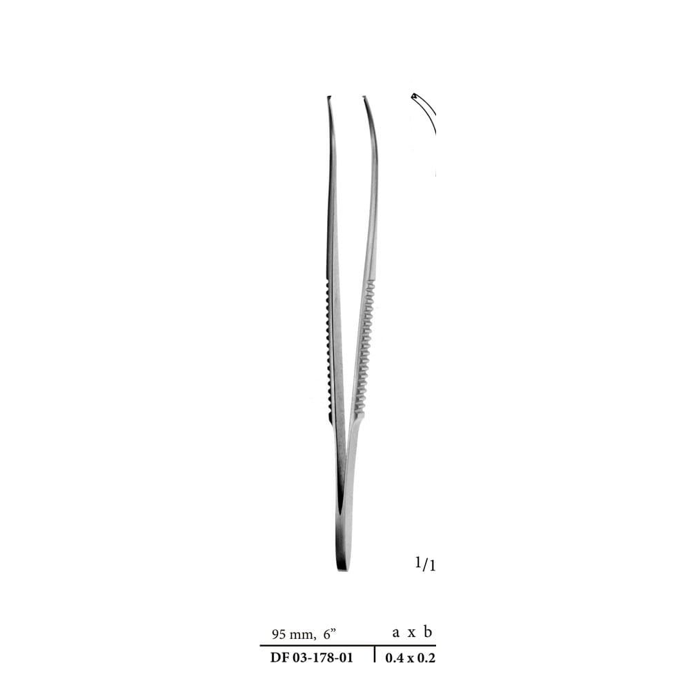 Tissue Forceps — 95 mm (9.5 cm), Pattern 178-05 1 Tissue Forceps — 95 mm (9.5 cm), Pattern 178-05