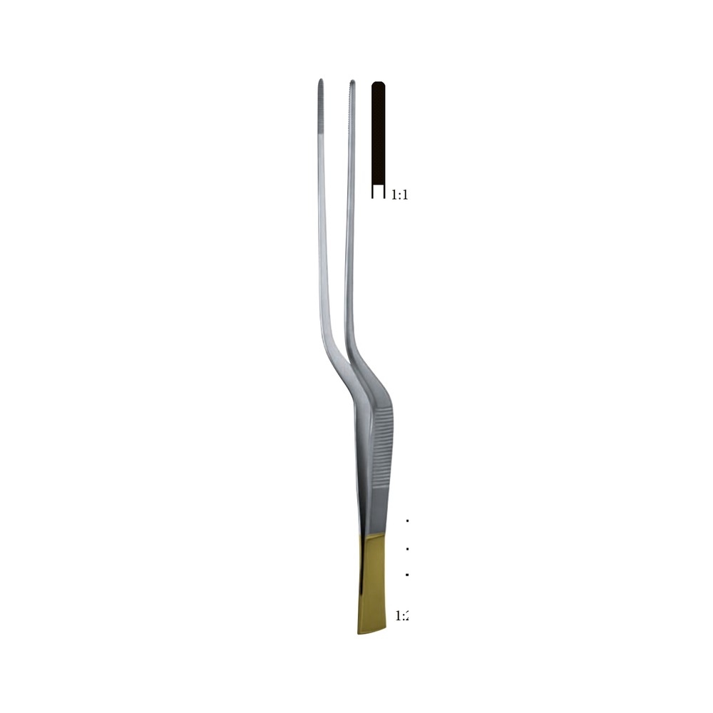 Taylor 18cm TC Dressing forceps 1 Taylor 18cm TC Dressing forceps