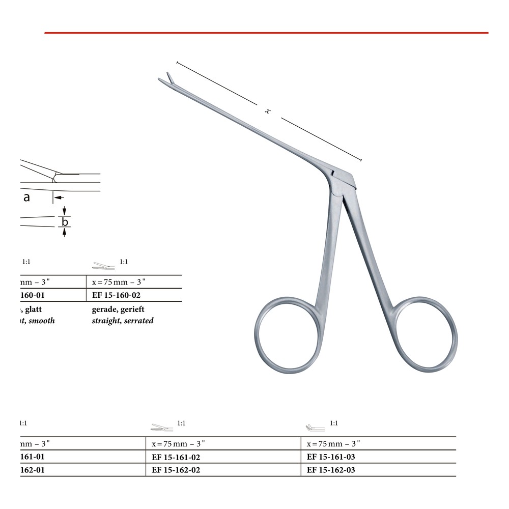 x = 4.0mm x 0.8mm, curved to right, serrated 75mm (4 mm) 1 x = 4.0mm x 0.8mm, curved to right, serrated 75mm (4 mm)