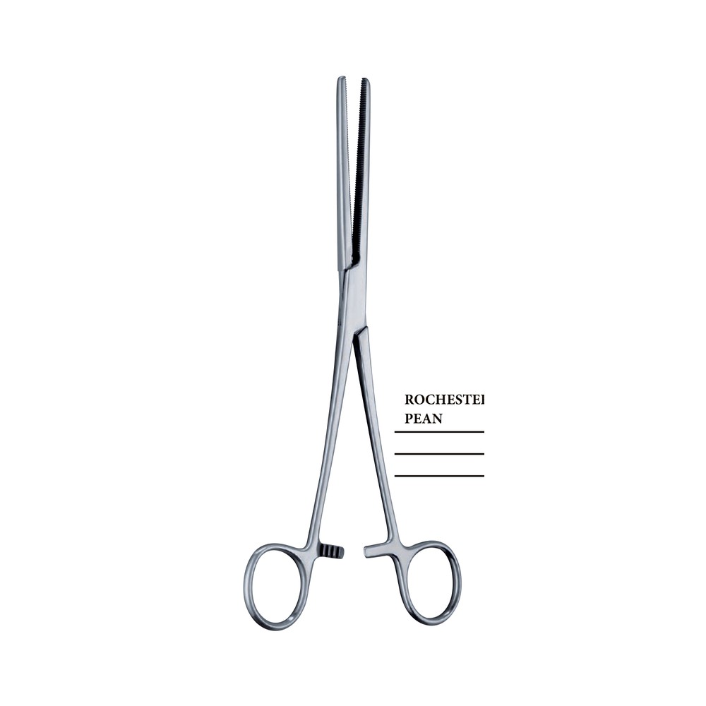 Rochester-Péan Hemostatic Forceps — 185 mm (18.5 cm) 1 Rochester-Péan Hemostatic Forceps — 185 mm (18.5 cm)