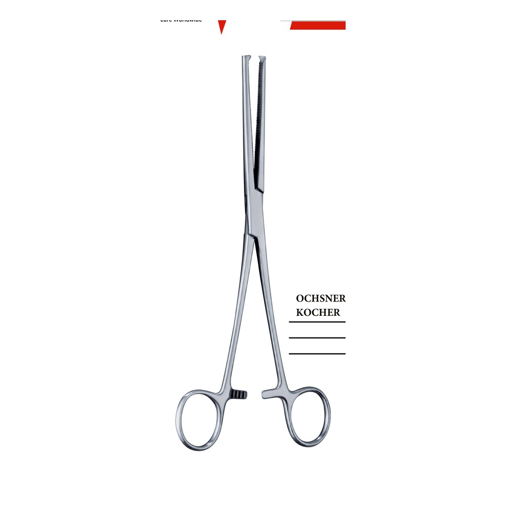 Ochsner-Kocher Hemostatic Forceps — 200 mm (20 cm) 1 Ochsner-Kocher Hemostatic Forceps — 200 mm (20 cm)