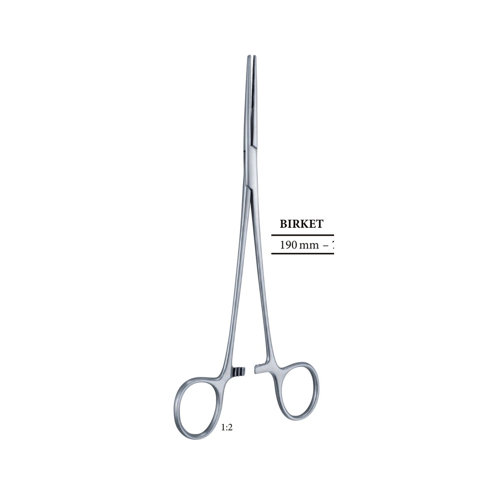 BIRKET 190mm 19cm HAEMOSTATIC FORCEPS 1 BIRKET 190mm 19cm HAEMOSTATIC FORCEPS