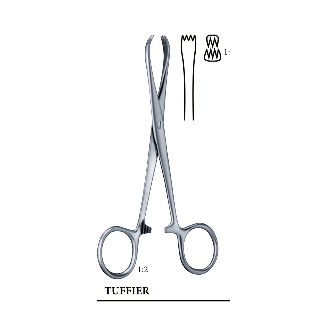 TUFFIER 130mm 13cm HAEMOSTATIC FORCEPS 1 TUFFIER 130mm 13cm HAEMOSTATIC FORCEPS