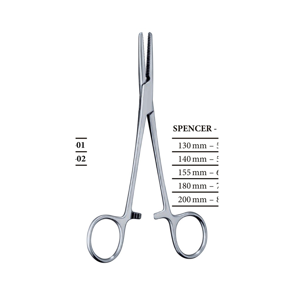 SPENCER - WELLS 200mm 20cm HAEMOSTATIC FORCEPS 1 SPENCER – WELLS 200mm 20cm HAEMOSTATIC FORCEPS