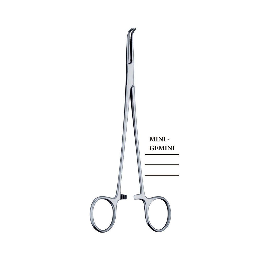 MINI - GEMINI 220mm 22cm Dissecting and ligature forceps 1 MINI – GEMINI 220mm 22cm Dissecting and ligature forceps