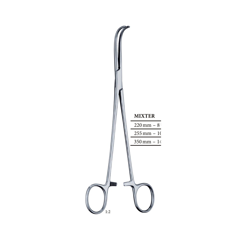 MIXTER 220mm 22cm Dissecting and ligature forceps 1 MIXTER 220mm 22cm Dissecting and ligature forceps