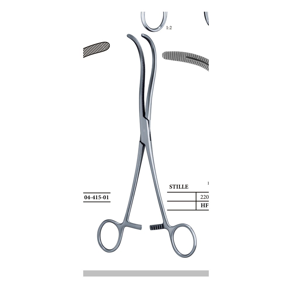 MAYO - GUYON 230mm 23cm Kidney pedicle forceps 1 MAYO – GUYON 230mm 23cm Kidney pedicle forceps