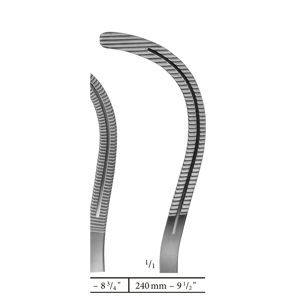 STILLE 240mm 24cm Kidney pedicle forceps 1 STILLE 240mm 24cm Kidney pedicle forceps