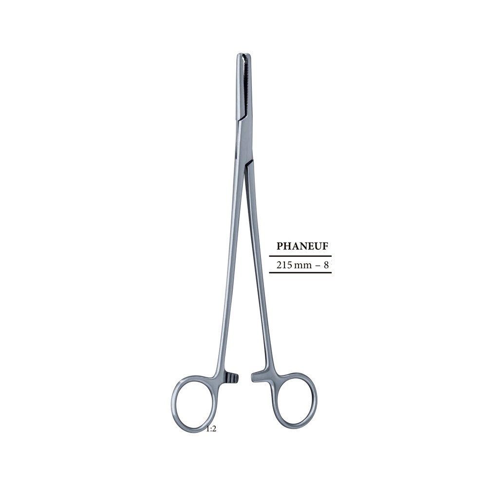 PHANEUF 215mm 21.5cm Clamp forceps ? Peritoneal forceps 1 PHANEUF 215mm 21.5cm Clamp forceps ? Peritoneal forceps