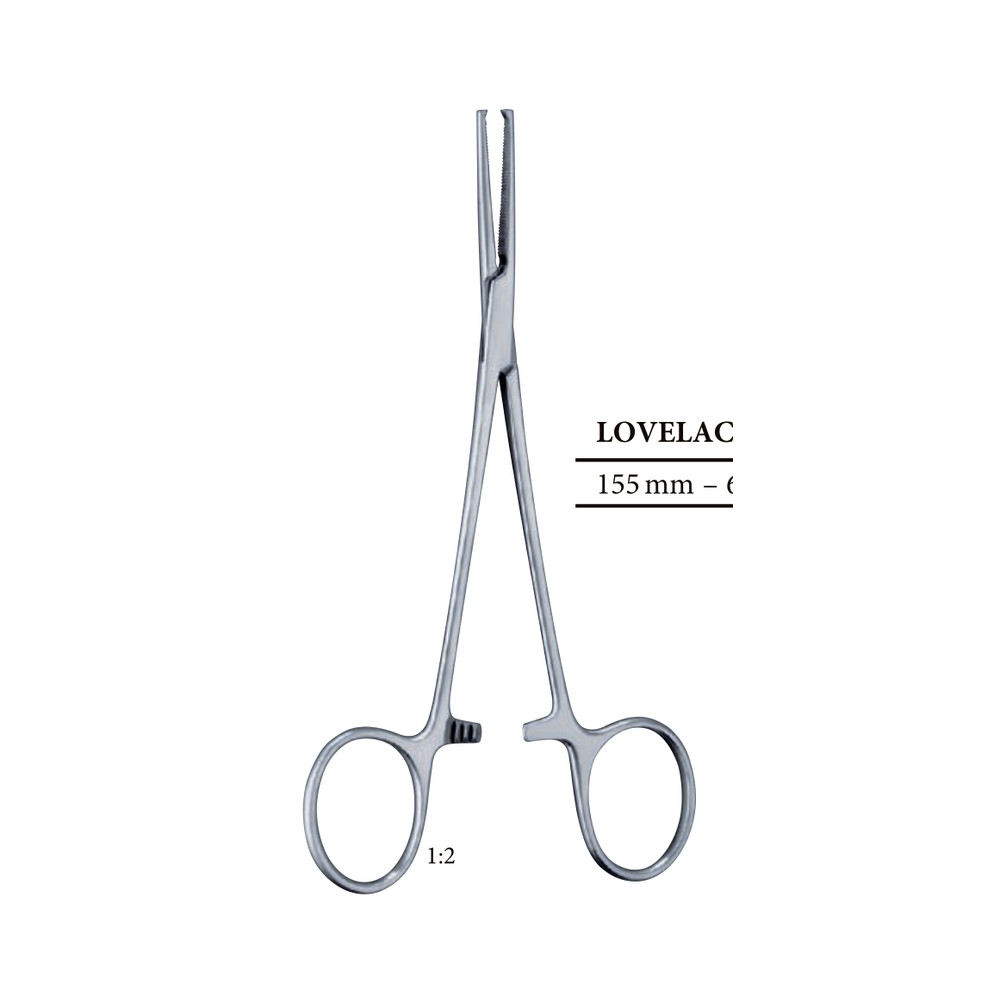 LOVELACE 155mm 15.5cm HAEMOSTATIC FORCEPS 1 LOVELACE 155mm 15.5cm HAEMOSTATIC FORCEPS