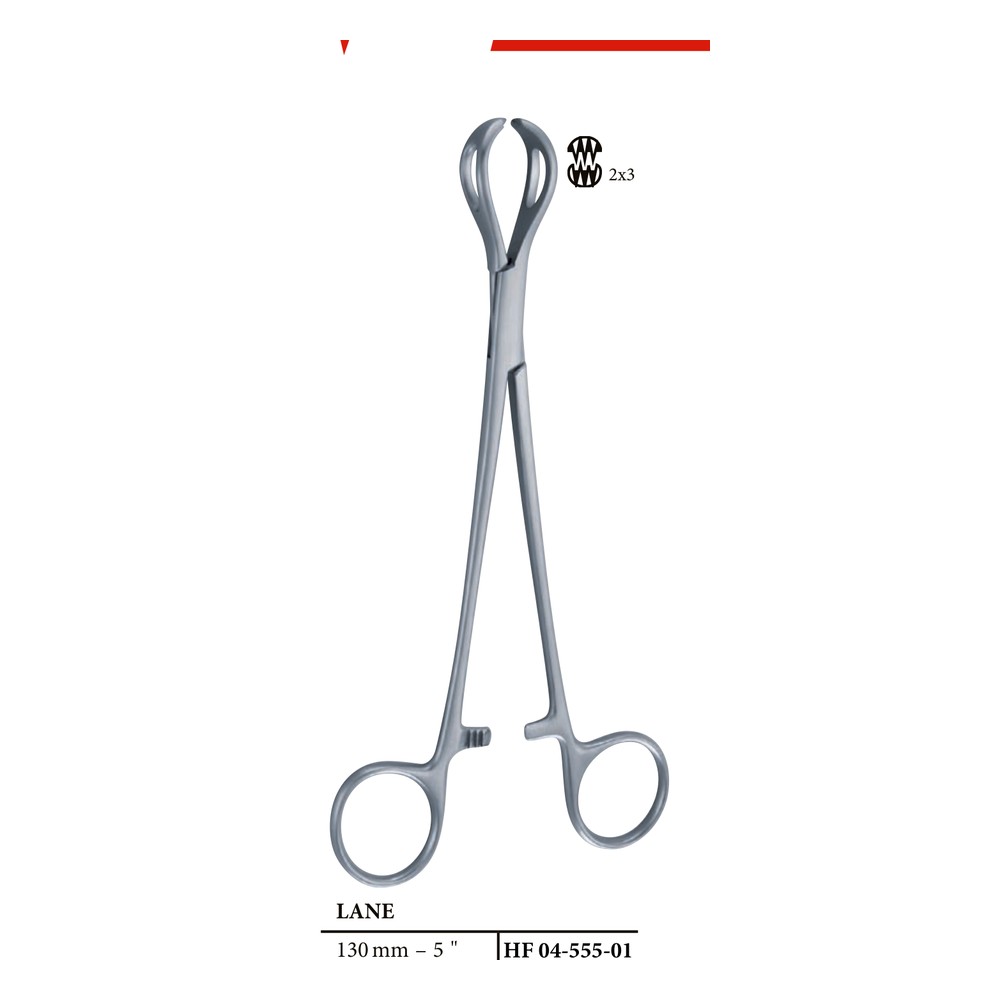 LANE 130mm 13cm Towel forceps 1 LANE 130mm 13cm Towel forceps