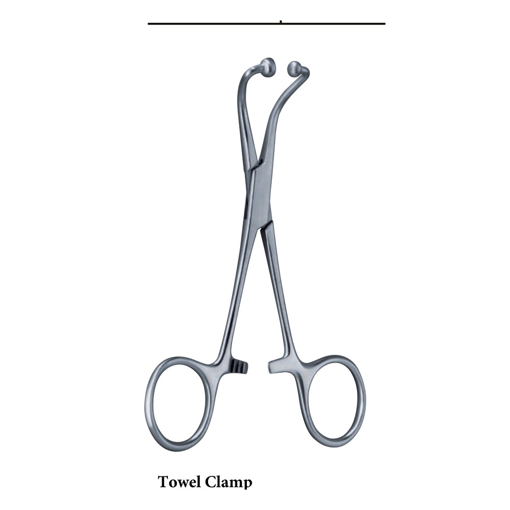 Towel Clamp for paper clothes 115mm 11.5cm Towel forceps 1 Towel Clamp for paper clothes 115mm 11.5cm Towel forceps