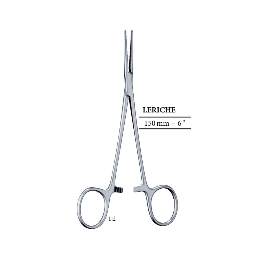 LERICHE 150mm 15cm HAEMOSTATIC FORCEPS 1 LERICHE 150mm 15cm HAEMOSTATIC FORCEPS