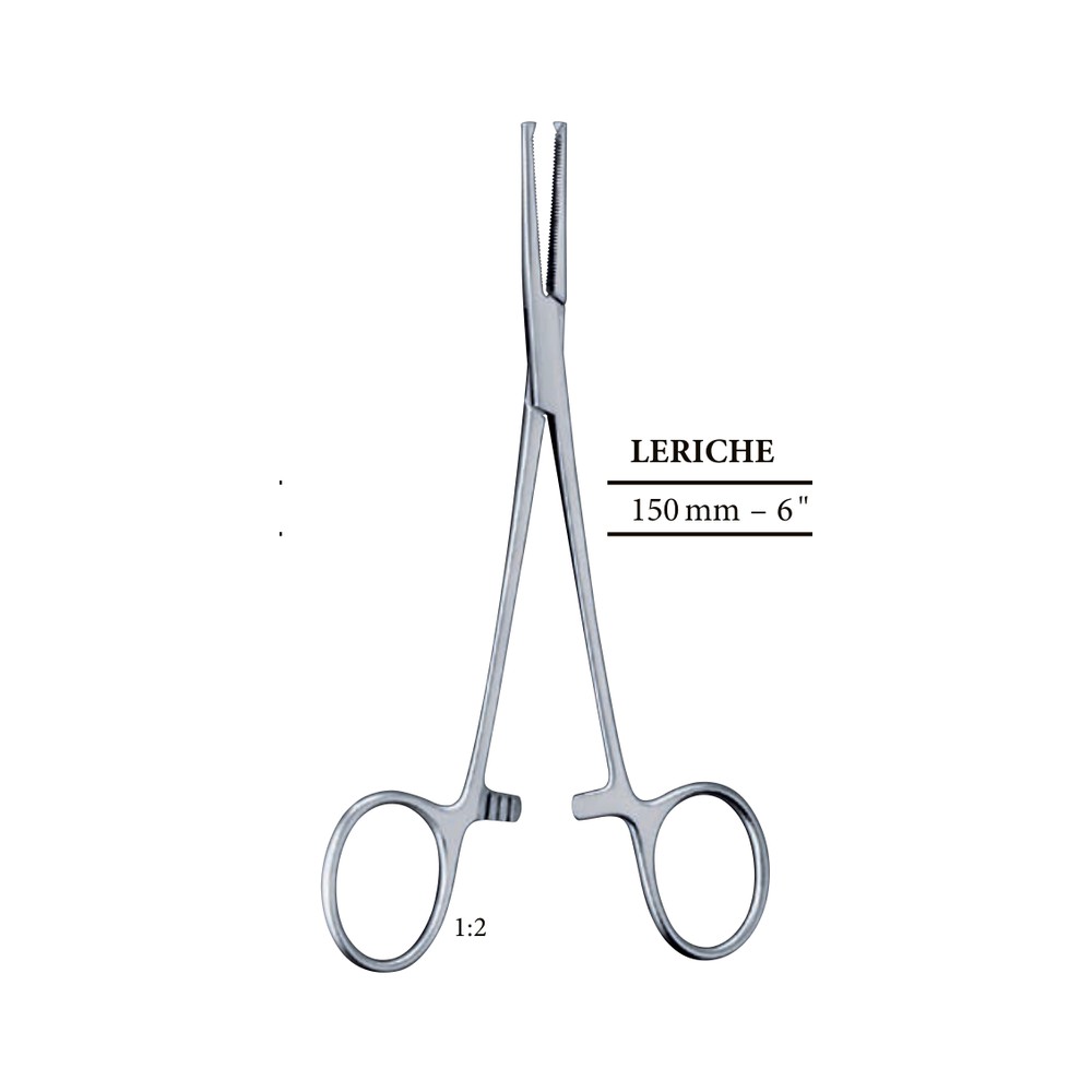 LERICHE 150mm 15cm HAEMOSTATIC FORCEPS 1 LERICHE 150mm 15cm HAEMOSTATIC FORCEPS
