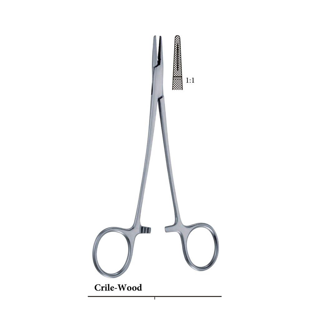 Crile-Wood Needle Holder — General-Surgery Midline Fascial 1 Crile-Wood Needle Holder — General-Surgery Midline Fascial