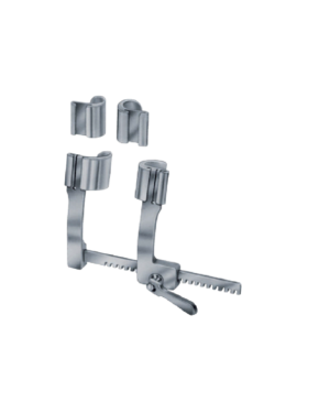De Bakey 200mm with 2 pairs of interchangeable blades, stainless steel Rib retractors