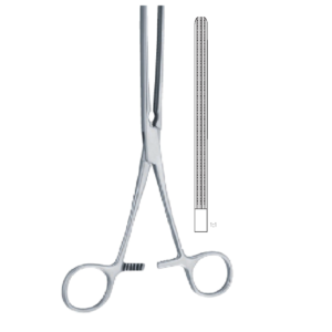 Doyen 210mm – 8 1/4 clamp forceps