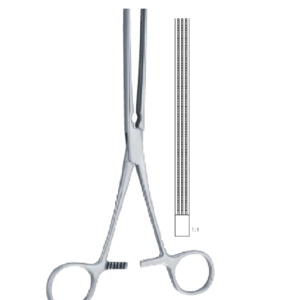 Doyen 230mm - 9 '' clamp forceps