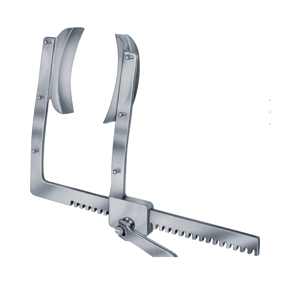 De Boer (Sternal) 210mm Stainless Steel Rib Retractors 1 RS 09-220-01