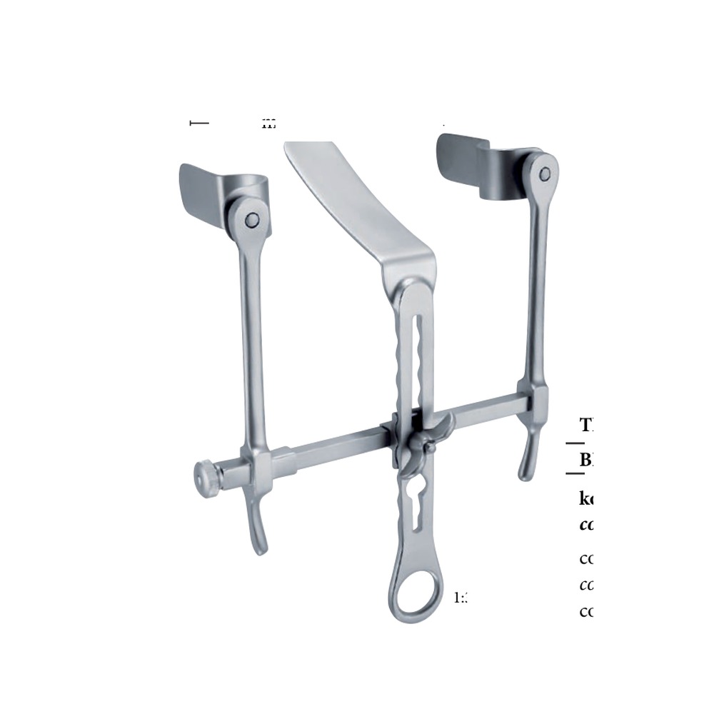 Millin 1 Center blade Bladder retractors 1 BR 06-35-04