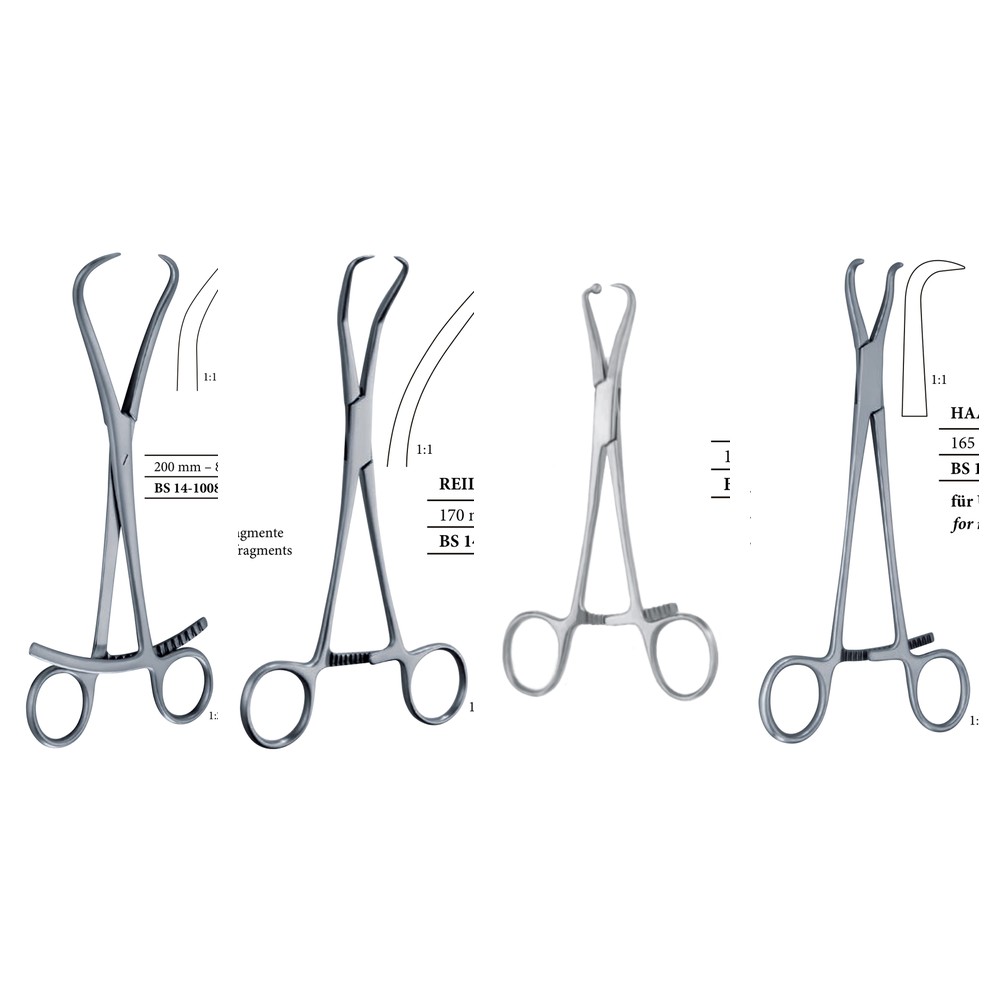 Reposition forceps for small fragments 135 mm - Bone Holding Forceps – Reposition forceps 1 BS 14-1005-01