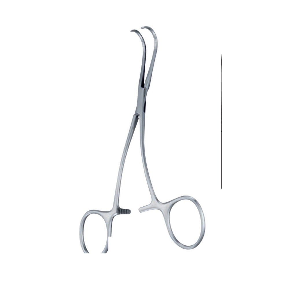 Fig. 2, Curved 115 mm (11.5 cm) Neonatal and children’s clamps, extra delicate patterns 1 CV 07-355-02