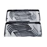 Guyon complete, Charr. 10 – 30, in steel case, 420 mm x 175 mm x 40 mm Dilating bougies DB 06-35-01