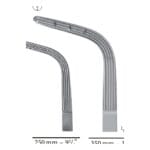 BURKE Parametrium clamp, short jaw part 350mm (35cm) Klemmen – Forceps GY 12-331-02