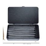 Hegar 8 Pieces per set, set in canvas roll, 3 / 4mm – 17 / 18mm Uterine sounds GY 12-350-19