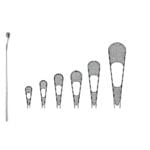 Sims sharp, rigid, x = 11mm 250mm (25cm) Uterine Curettes GY 12-627-04