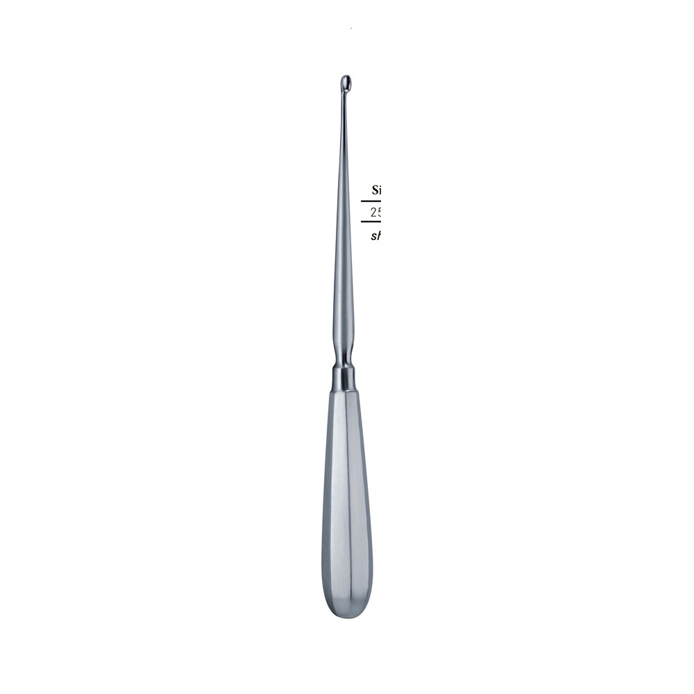 Simon sharp, rigid 250mm (25cm) Uterine spoons 1 GY 12-630-03