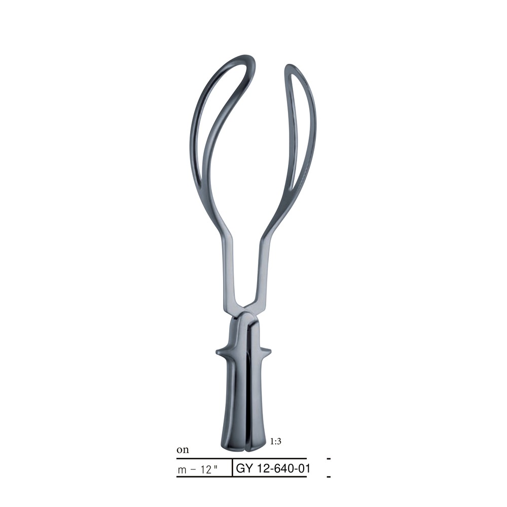 SimpsonBraun 330mm (33cm) Obstetrical Forceps 1 GY 12-645-01