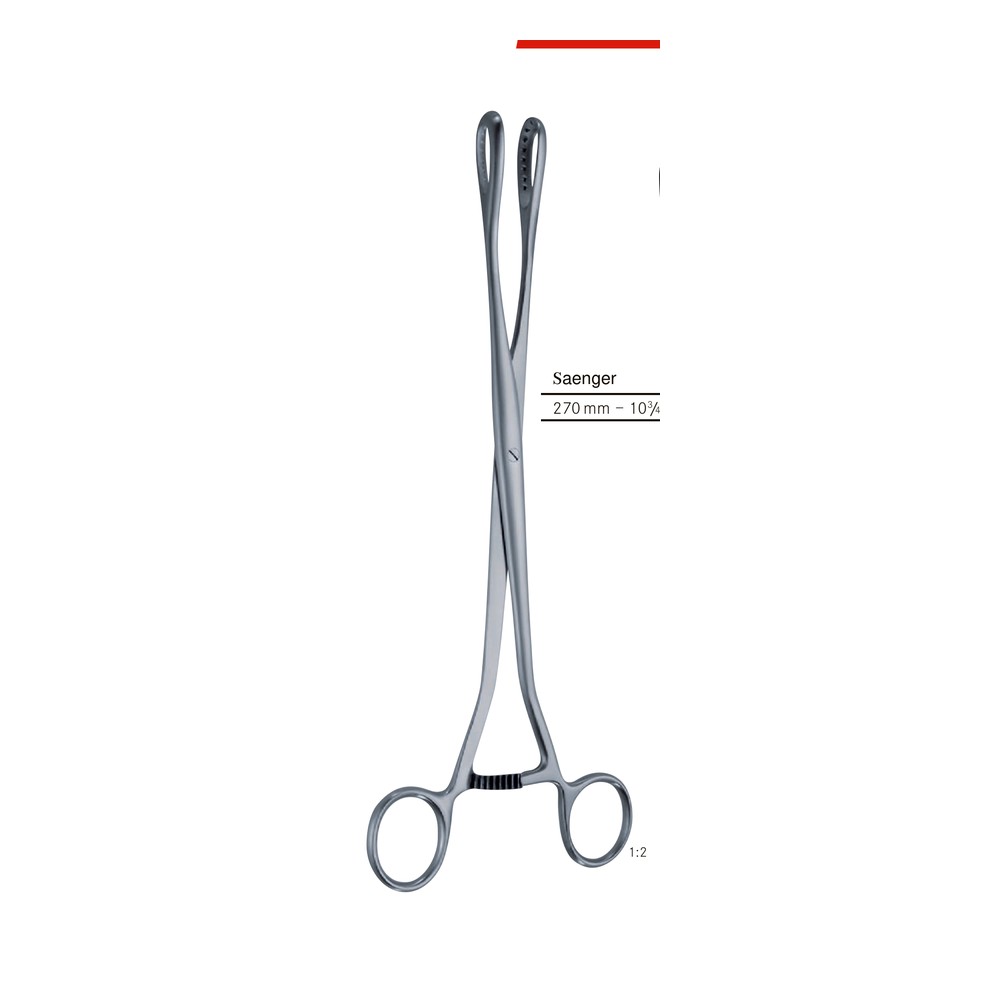 Saenger 270mm (27cm) Abortion forceps – Ovum curettes 1 GY 12-735-01