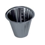 0.05 l, Medicine cup, graduated, tarnished, 18/8 stainless steel Different containers HW 18-180-01