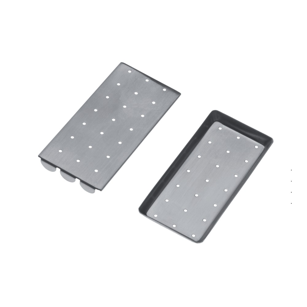 Needle Case Rectagular 1.50 l, x = 75 x 25 x 5 mm, Stainless Steel 1 NC 18-100-03