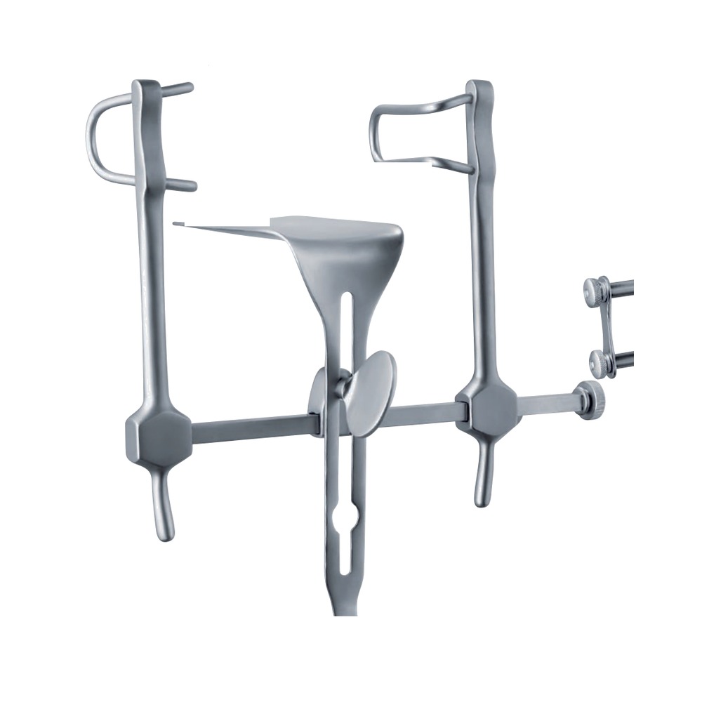Gosset x = 160 mm, complete with Lateral blades Center blade 160mm (16cm) Abdominal Retractors 1 RT 11-765-02