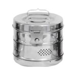 Surgical dressing Drum (S.S) dia.160 120 mm (12 cm) Sterilisation Drums WH 18-112-04