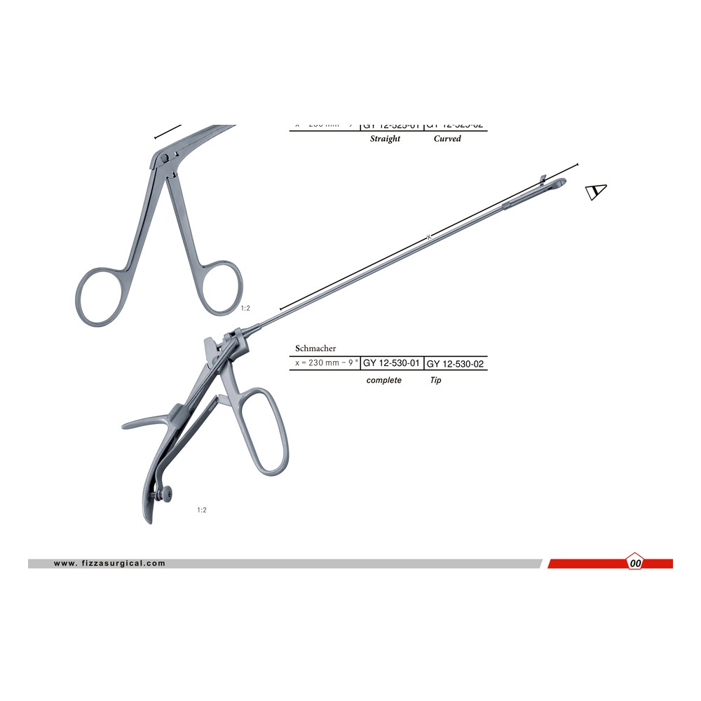 Schmacher tip x = 230mm Cervical Biopsy /Specimen Forceps 1 Schmacher tip x = 230mm Cervical Biopsy /Specimen Forceps
