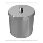 Cotton dispensers With Handle Lid x = 125x125 mm Cotton Container Cotton dispensers With Handle Lid x = 125x125 mm Cotton Container