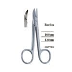 Beebee Wire-Cutting Scissors — Curved, Blunt/Blunt, 12 cm (12.0 cm) Beebee Wire-Cutting Scissors — Curved, Blunt/Blunt, 12 cm (12.0 cm)