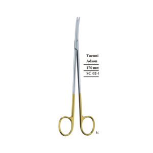 Toennis-Adson TC Tonsil Scissors — 17 cm