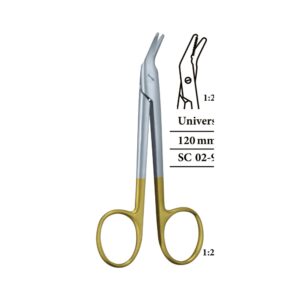 Universal Wire Cutting Scissors — TC, 12 cm