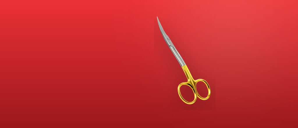 Surgical Instrument Sharpening: Scissors & Rongeur Service 2 Lagrange gold-plated super-cut surgical scissors by Fizza Surgical