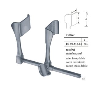 Tuffier stainless steel Rib retractors