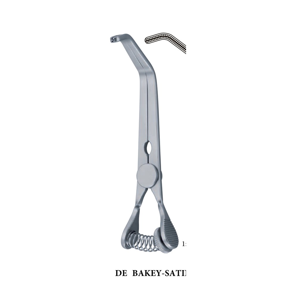 DE BAKEY-SATINSKY 70 mm (7 cm) Bulldog clamps 1 DE BAKEY-SATINSKY 70 mm (7 cm) Bulldog clamps